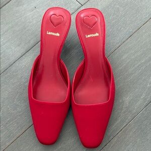 Larroude Amal Mules, size 7! Never worn.
